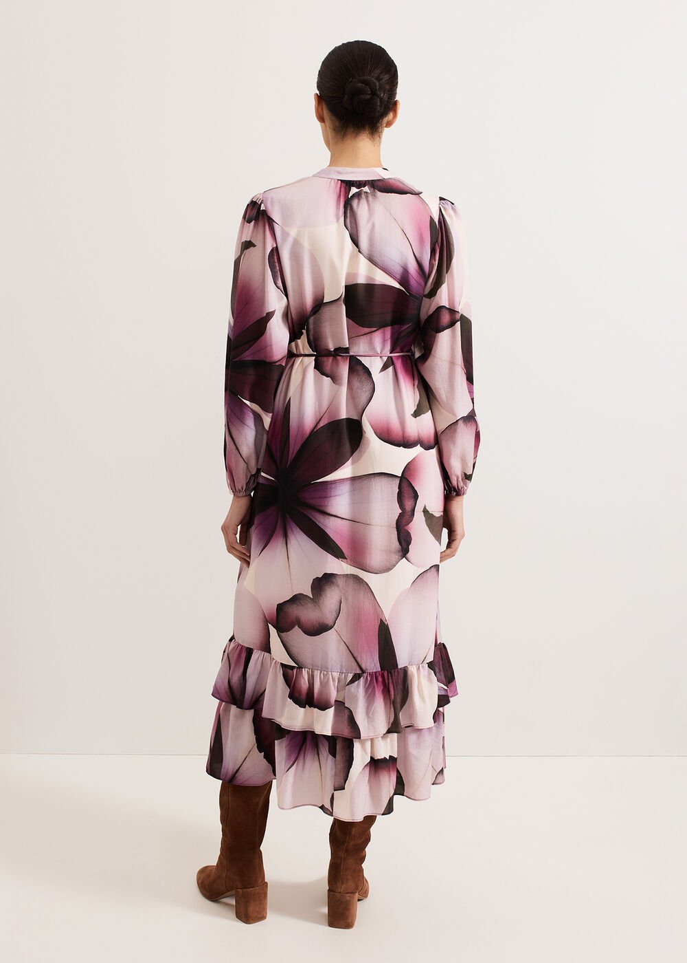 Clarra Floral Dress Purple