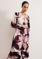Clarra Floral Dress Purple