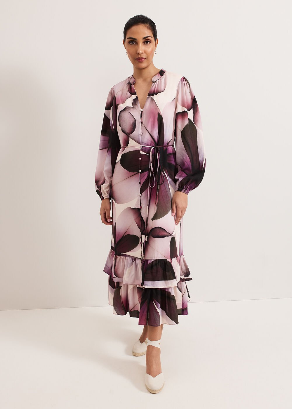 Petite Clarra Dress Purple