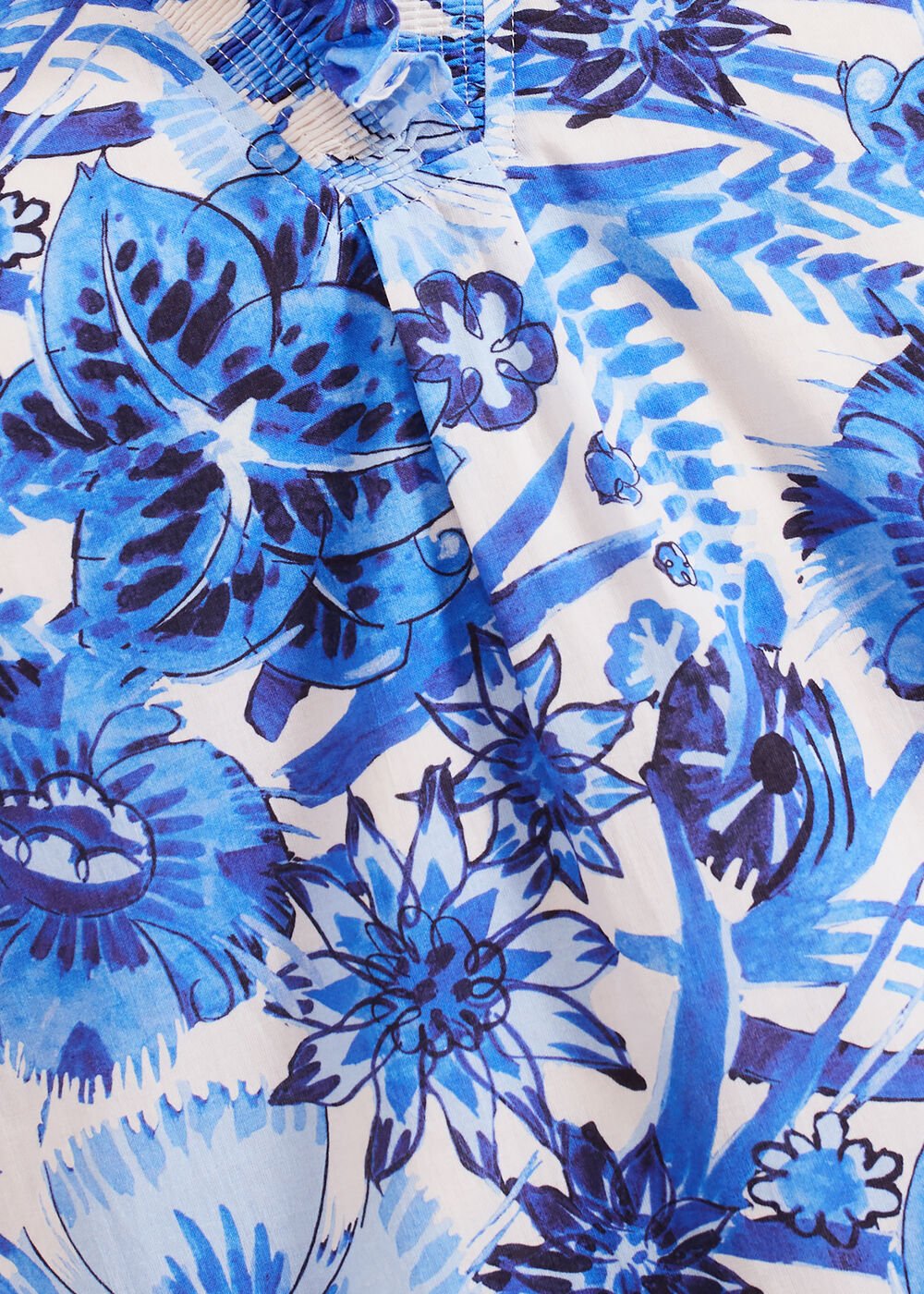 Azelia Cotton Dress Blue