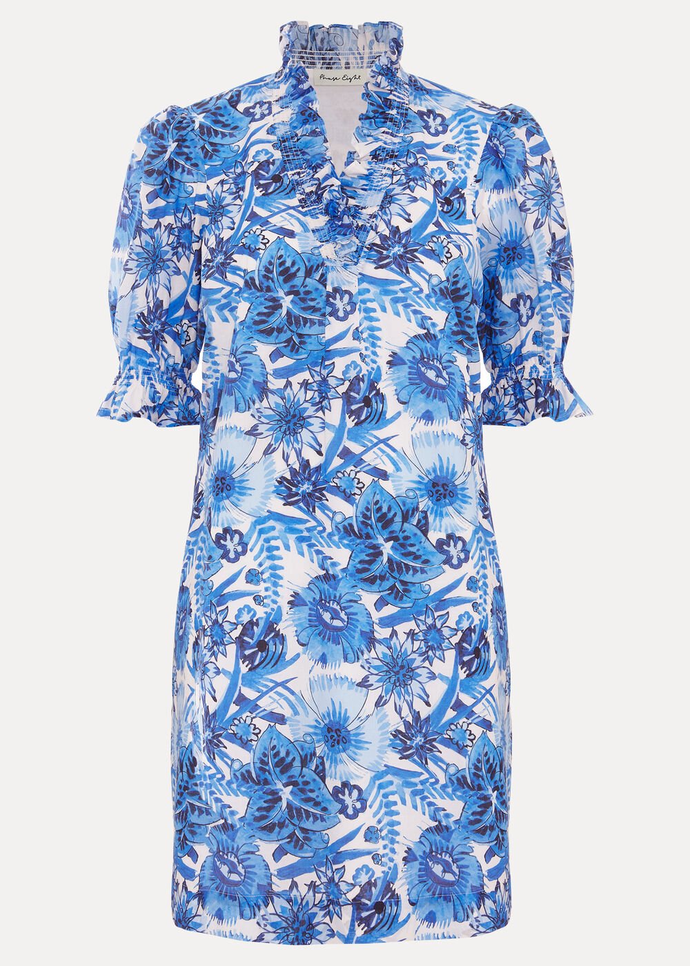 Azelia Cotton Dress Blue