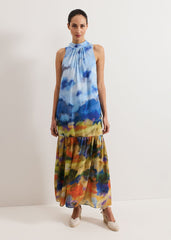 Painterly Maxi Dress Multi