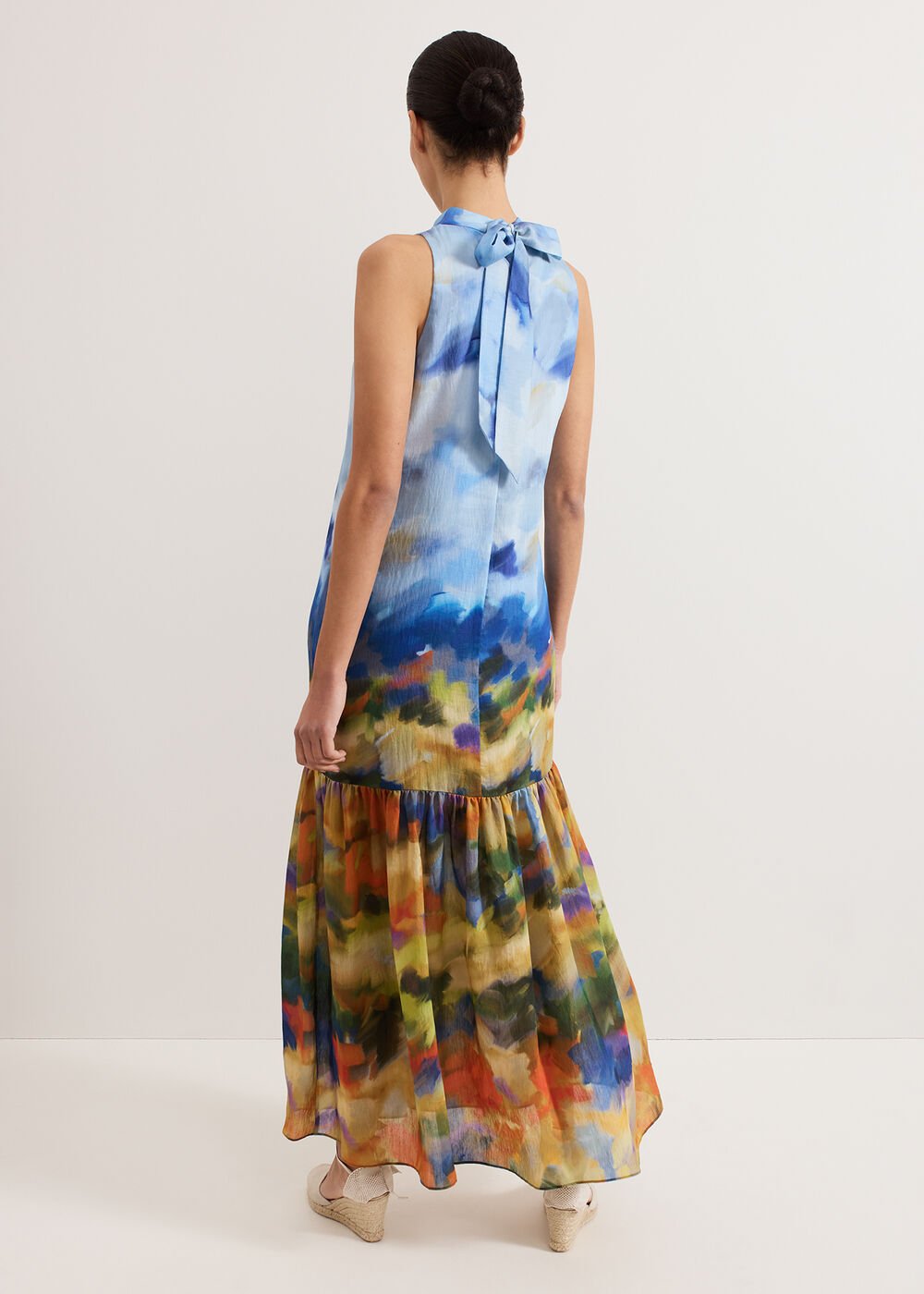 Painterly Maxi Dress Multi