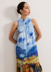 Painterly Maxi Dress Multi