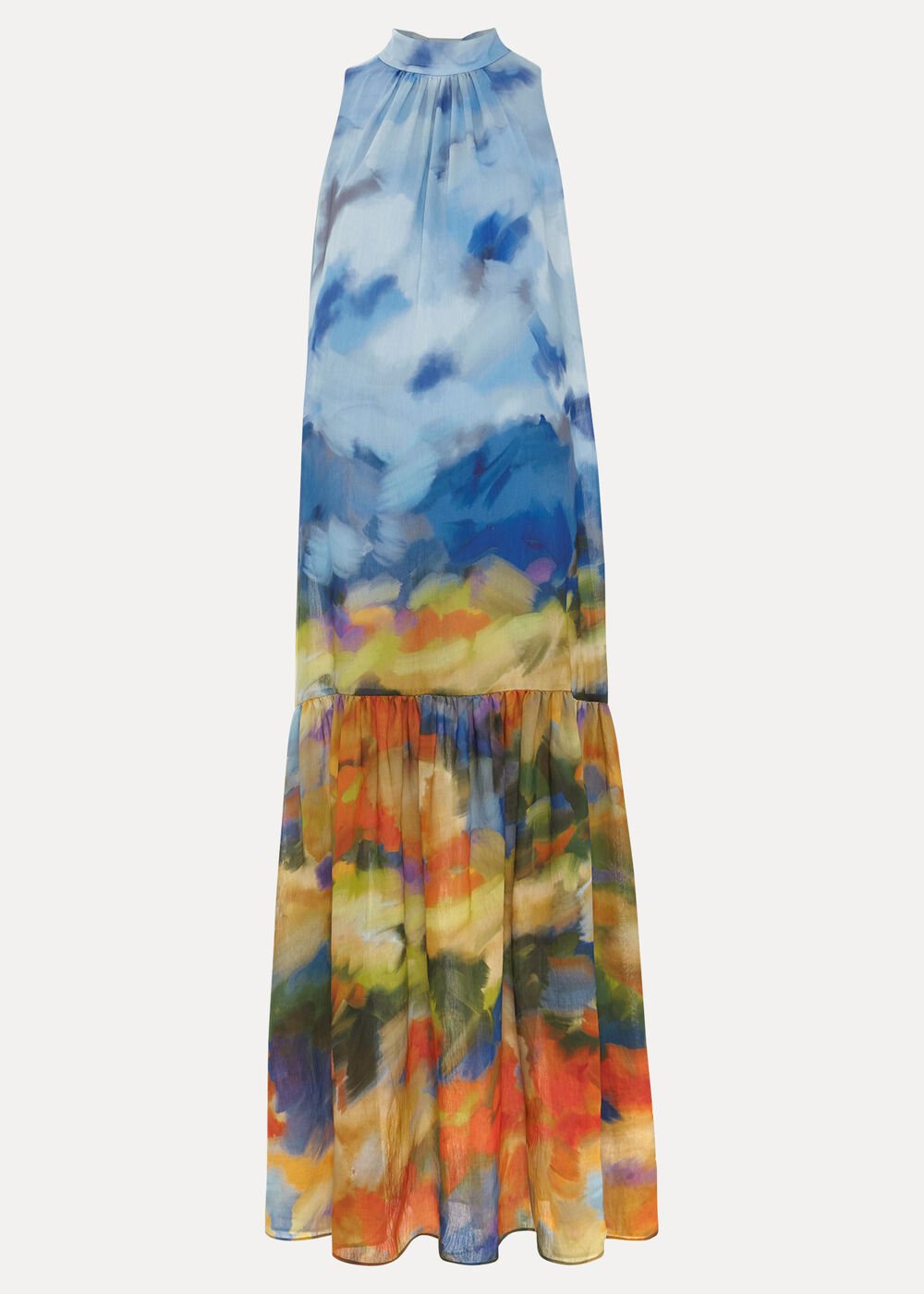 Painterly Maxi Dress Multi