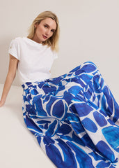Alva Print Skirt Blue