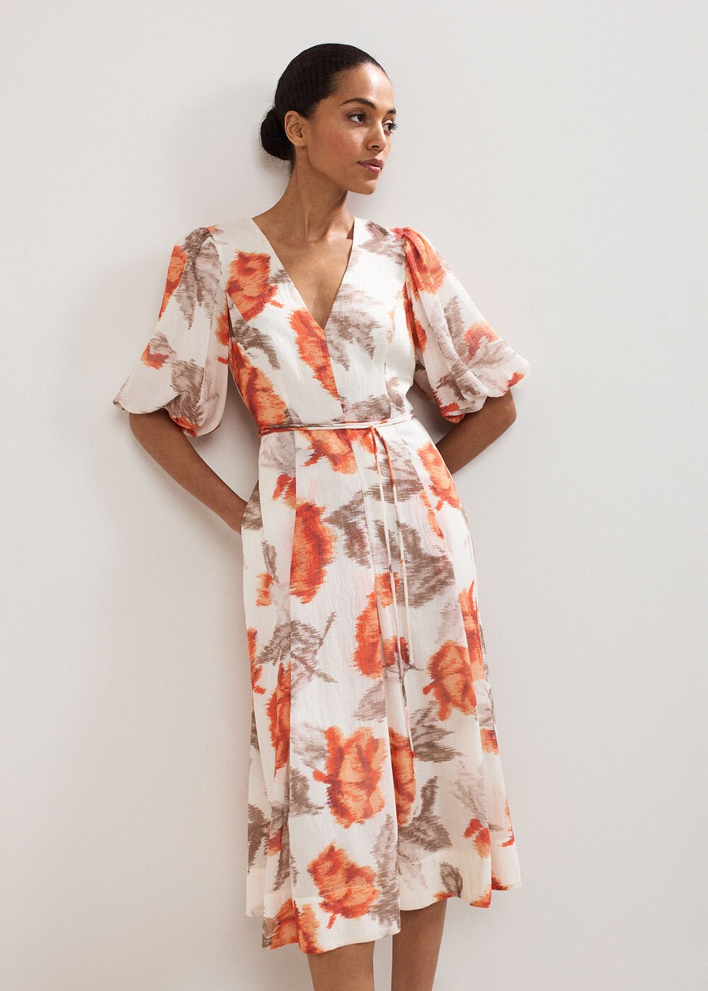 Violet Midi Dress Multi