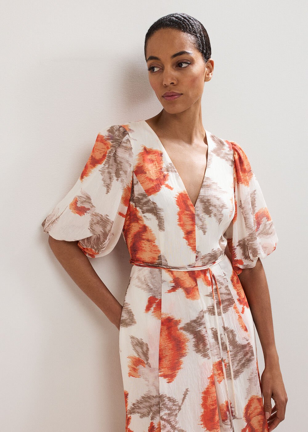 Violet Midi Dress Multi