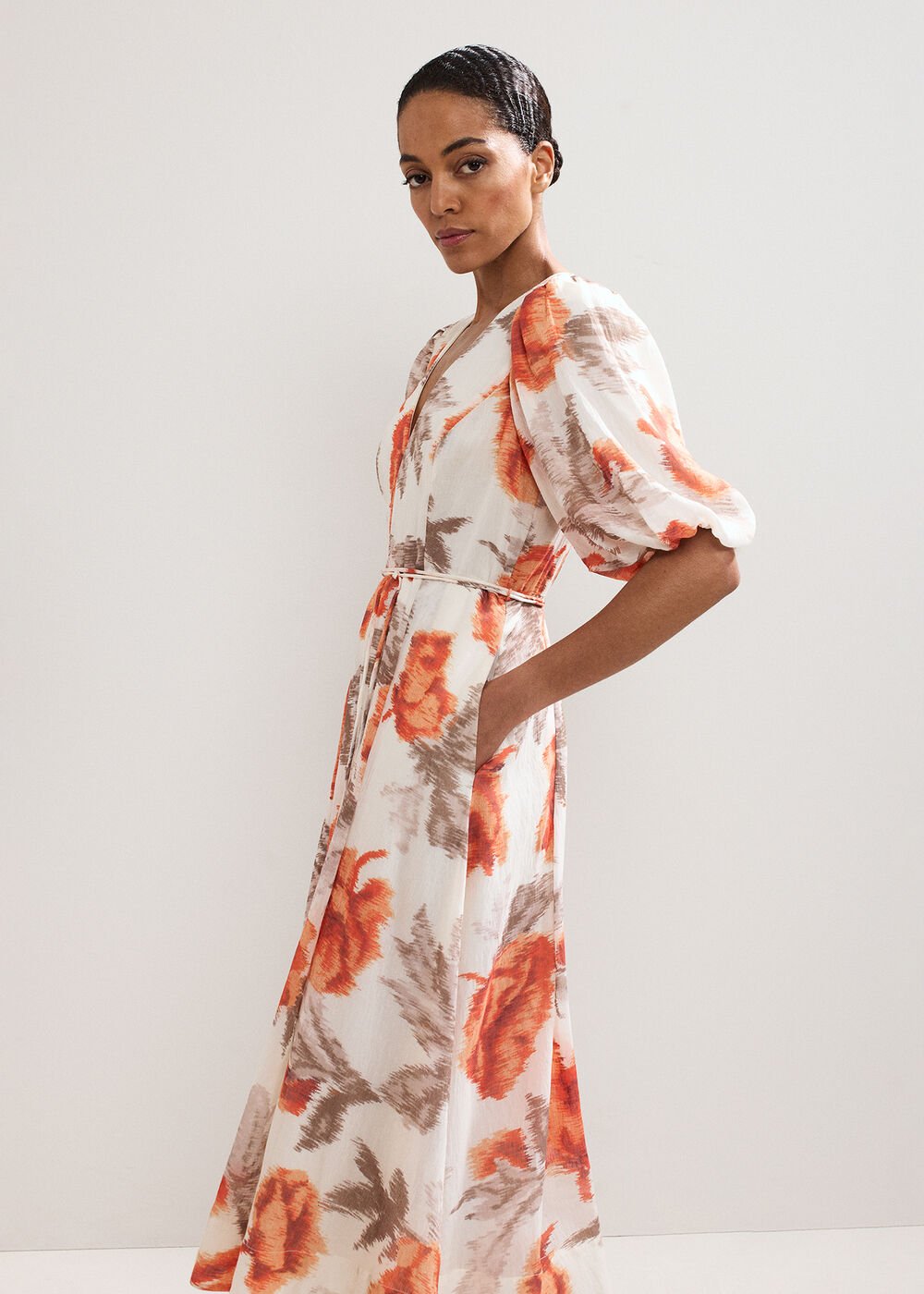 Violet Midi Dress Multi