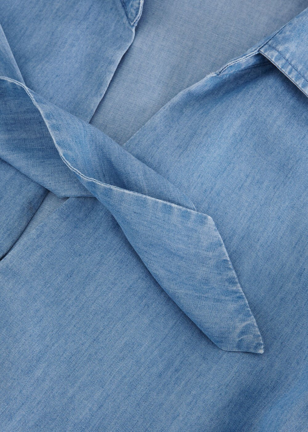 Becky Chambray Dress Blue