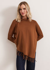 Athena Tassel Knit Brown