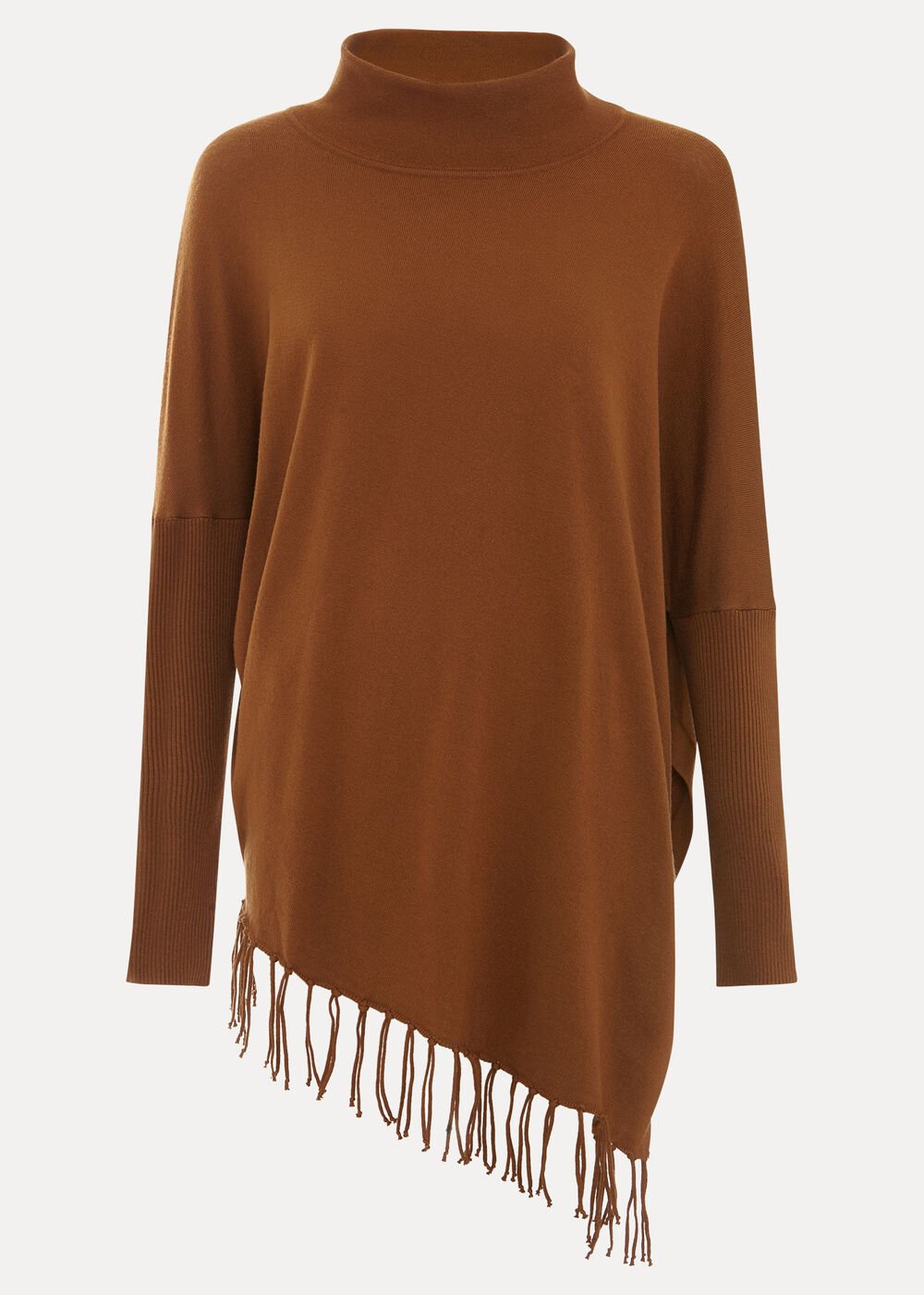 Athena Tassel Knit Brown