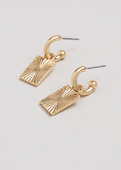 Mini Hoop Earrings Gold