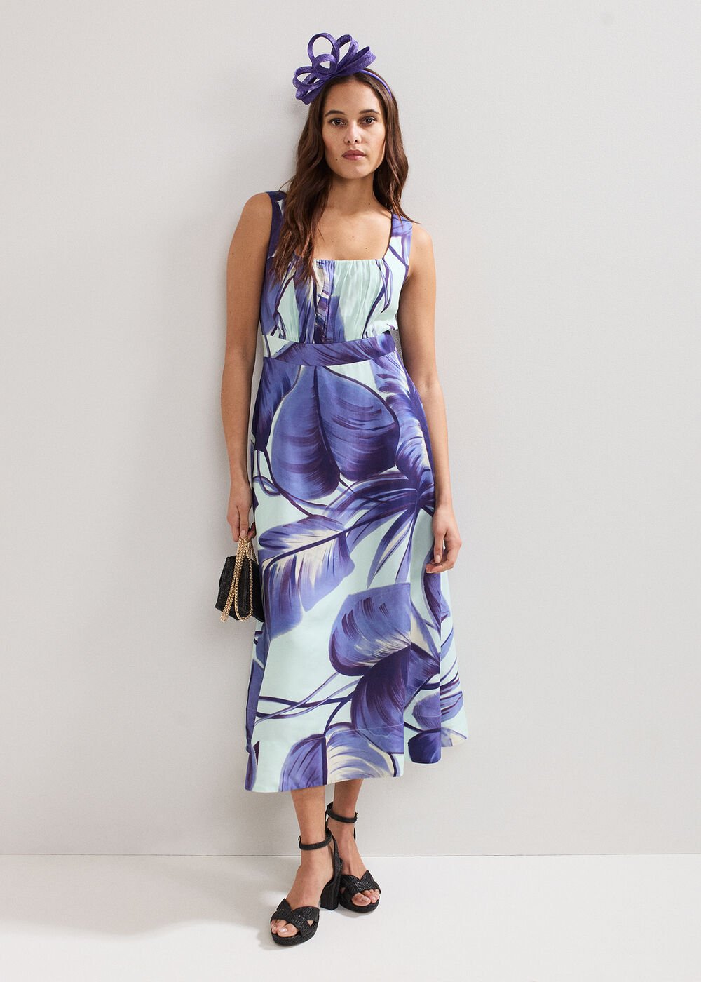 Linda Midi Dress Blue
