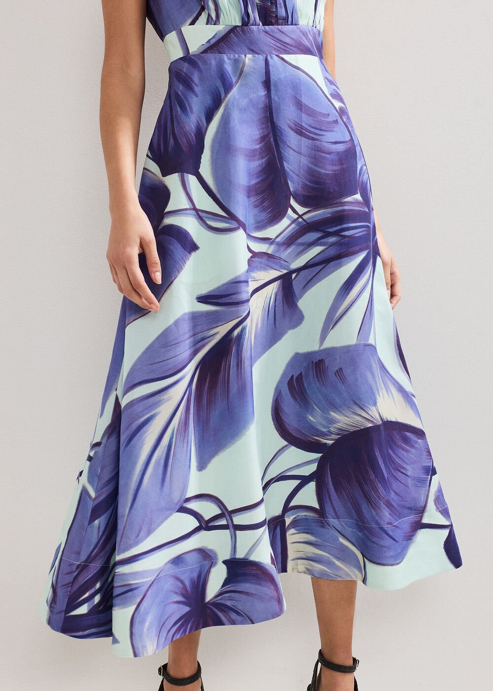 Linda Midi Dress Blue