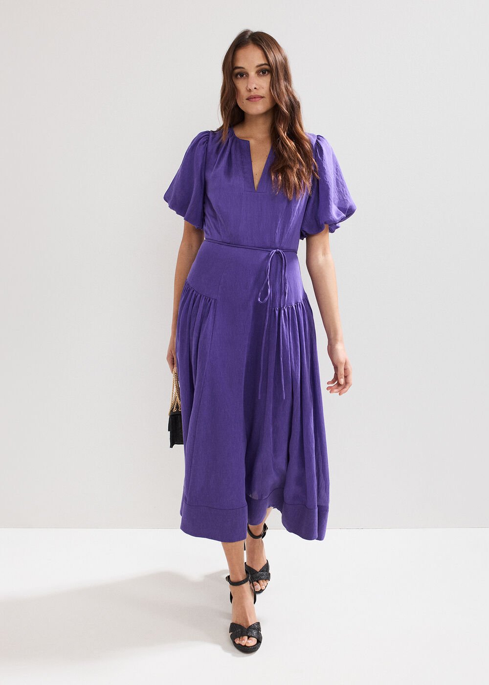 Kailey Midi Dress Purple