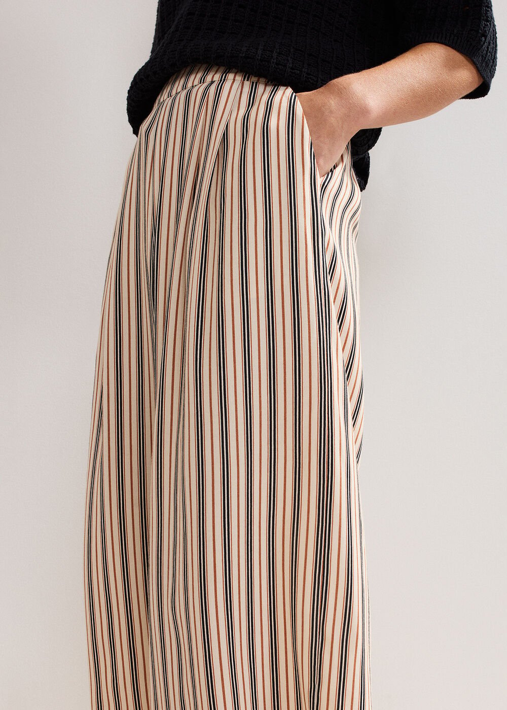 Malaya Culotte Black/Ivory