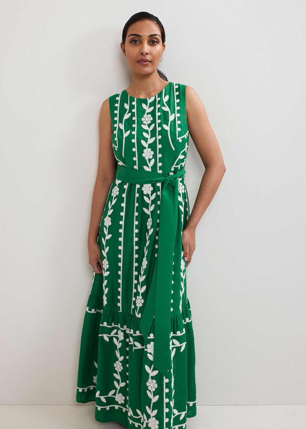 Petite Ida Dress Green