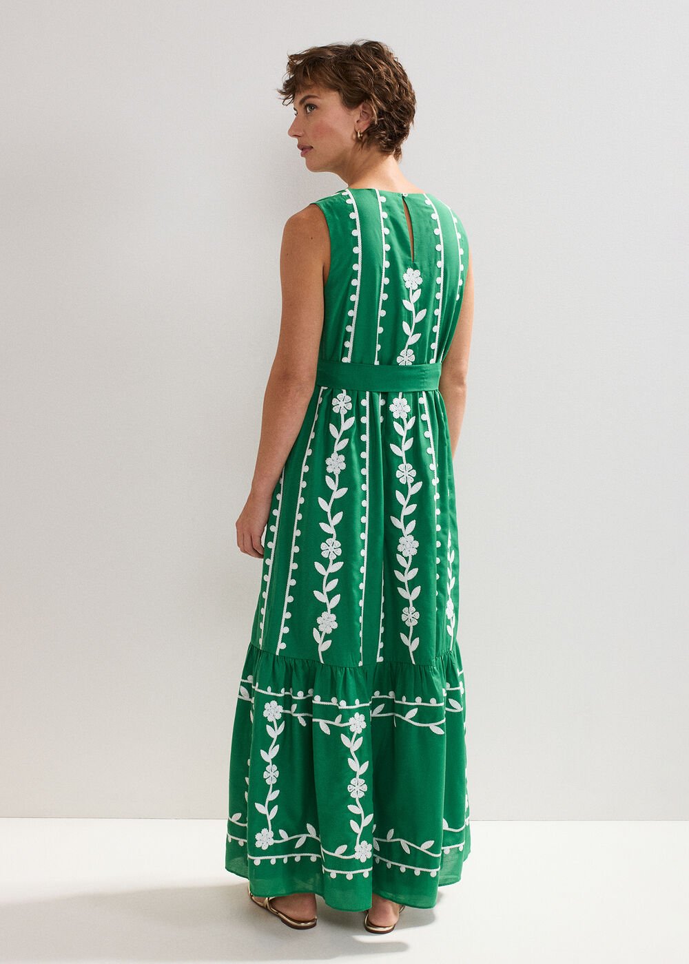 Ida Floral Dress Green