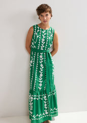 Ida Floral Dress Green