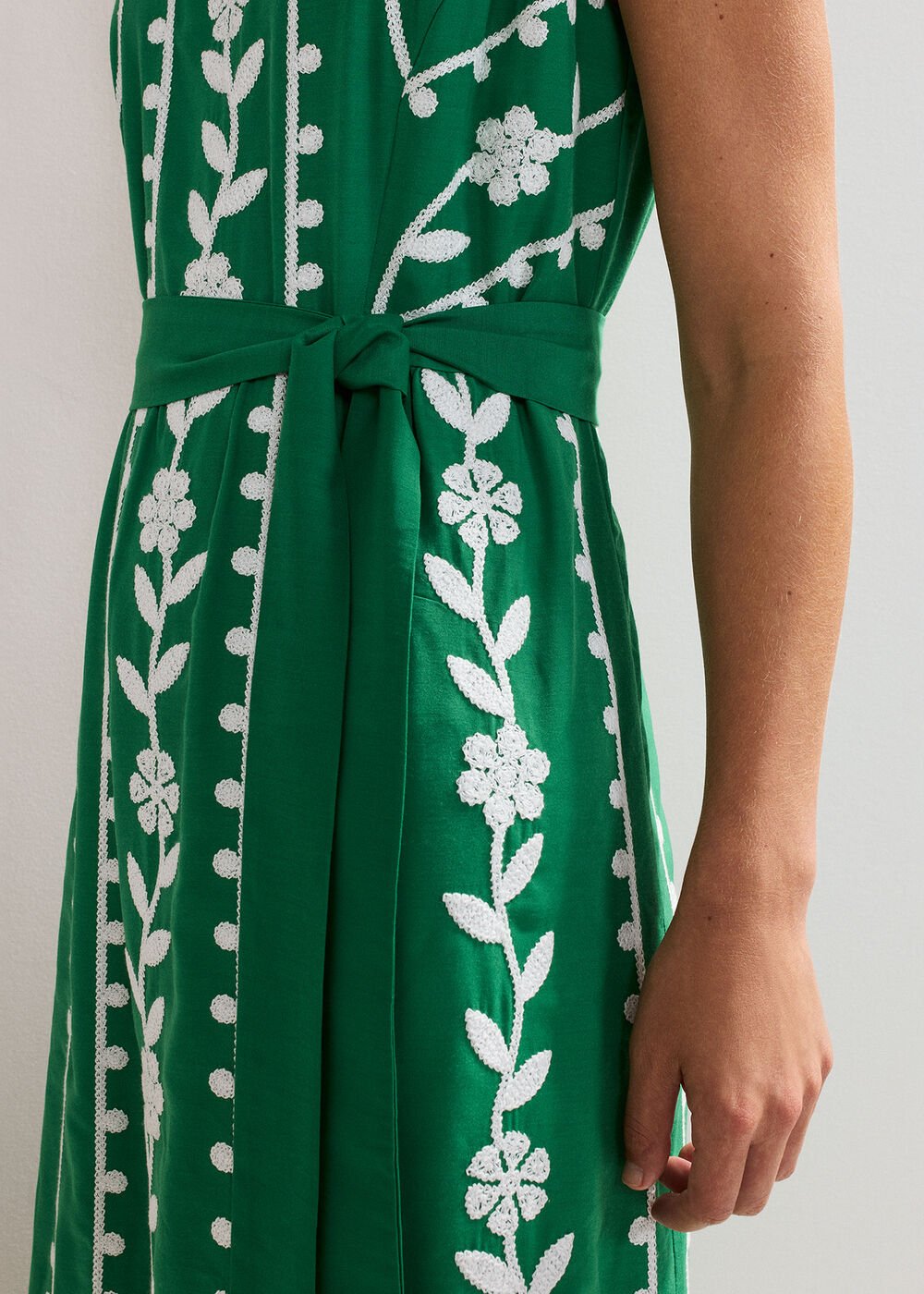 Ida Floral Dress Green