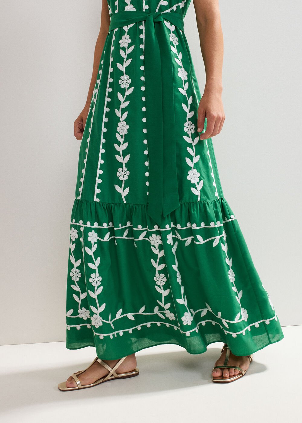 Ida Floral Dress Green