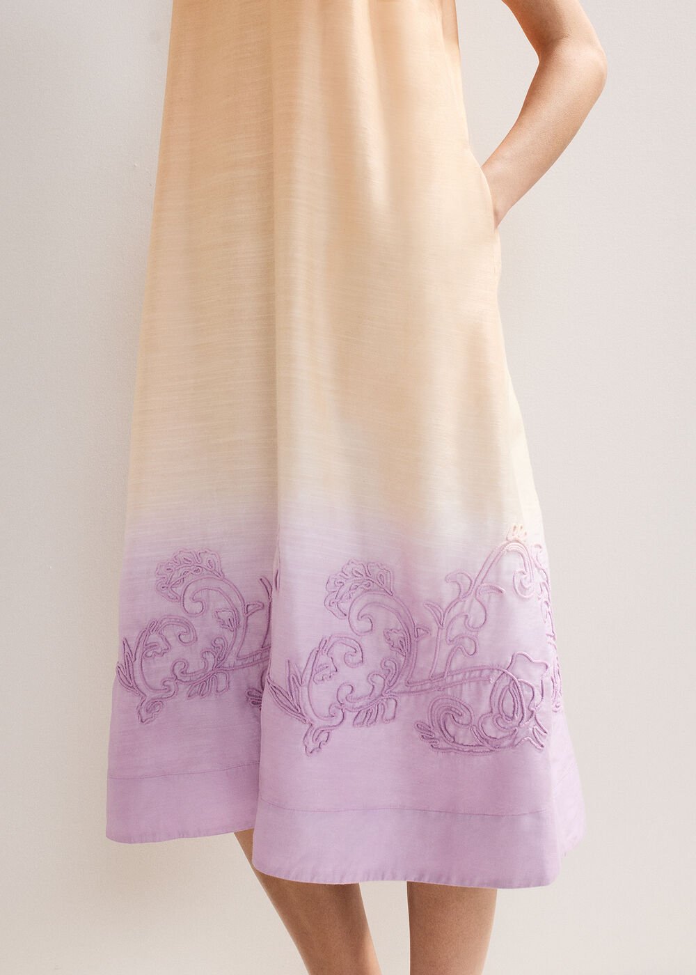 Elida Ombre Dress Orange