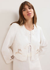 Svea Broderie Jacket Ivory