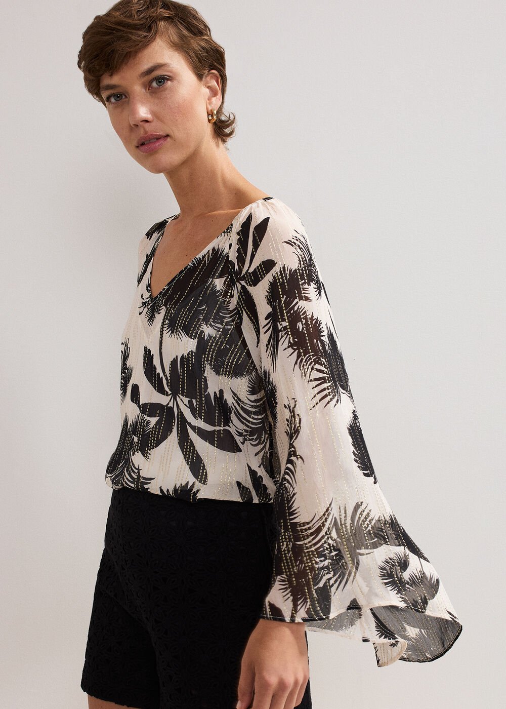 Simi Filcoupe Blouse Black