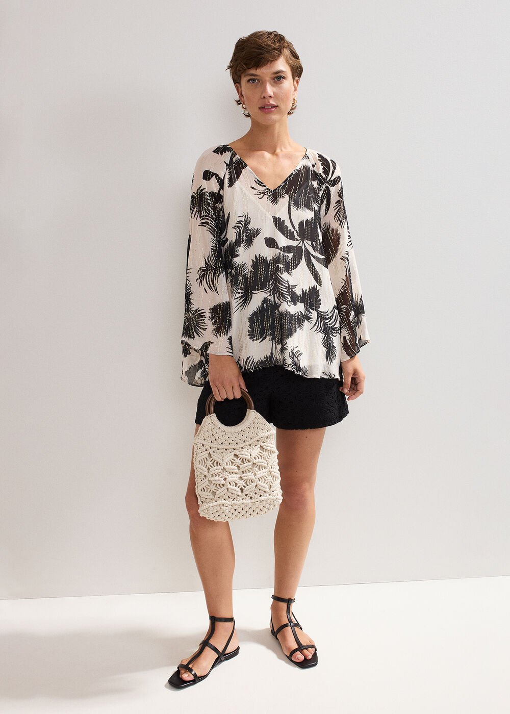 Simi Filcoupe Blouse Black