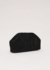 Suede Clutch Bag Black