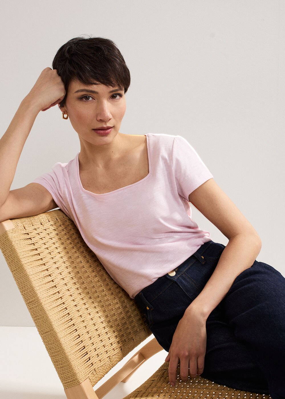 Bella Top Pale Pink