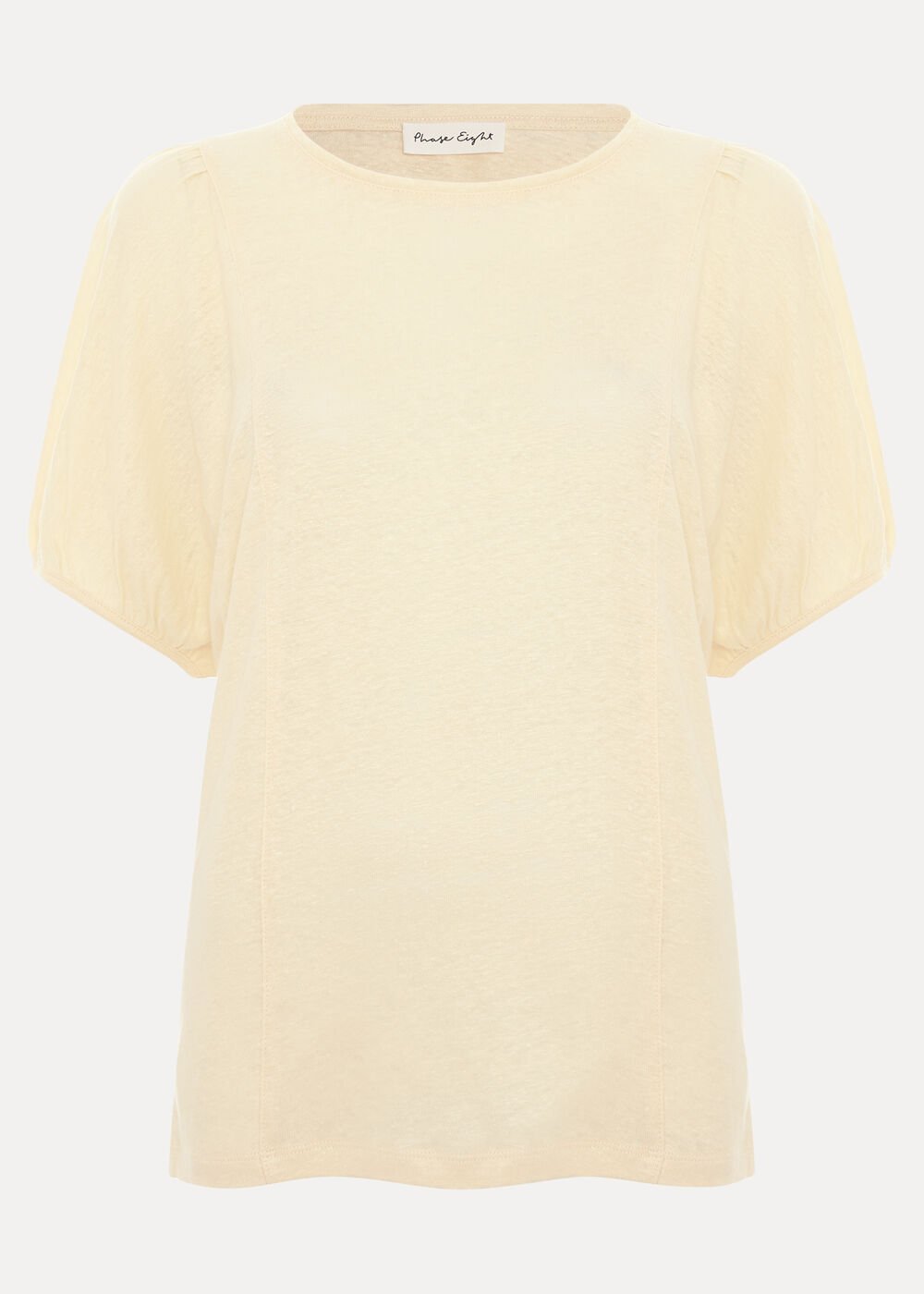 Arabel Linen Top Yellow