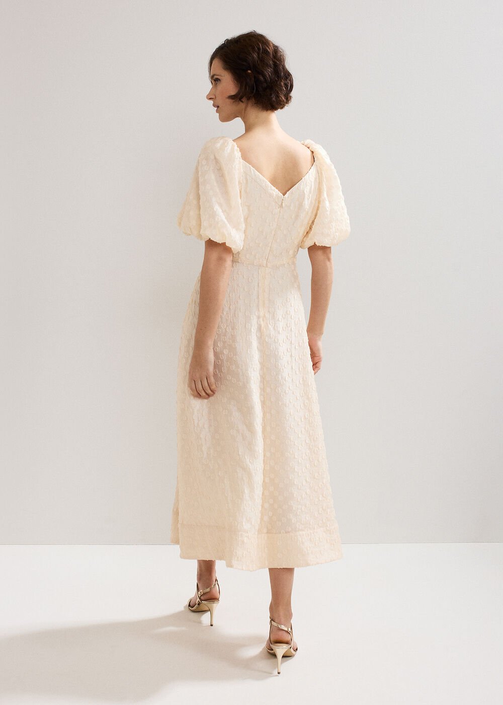 Bonnie Midi Dress Cream
