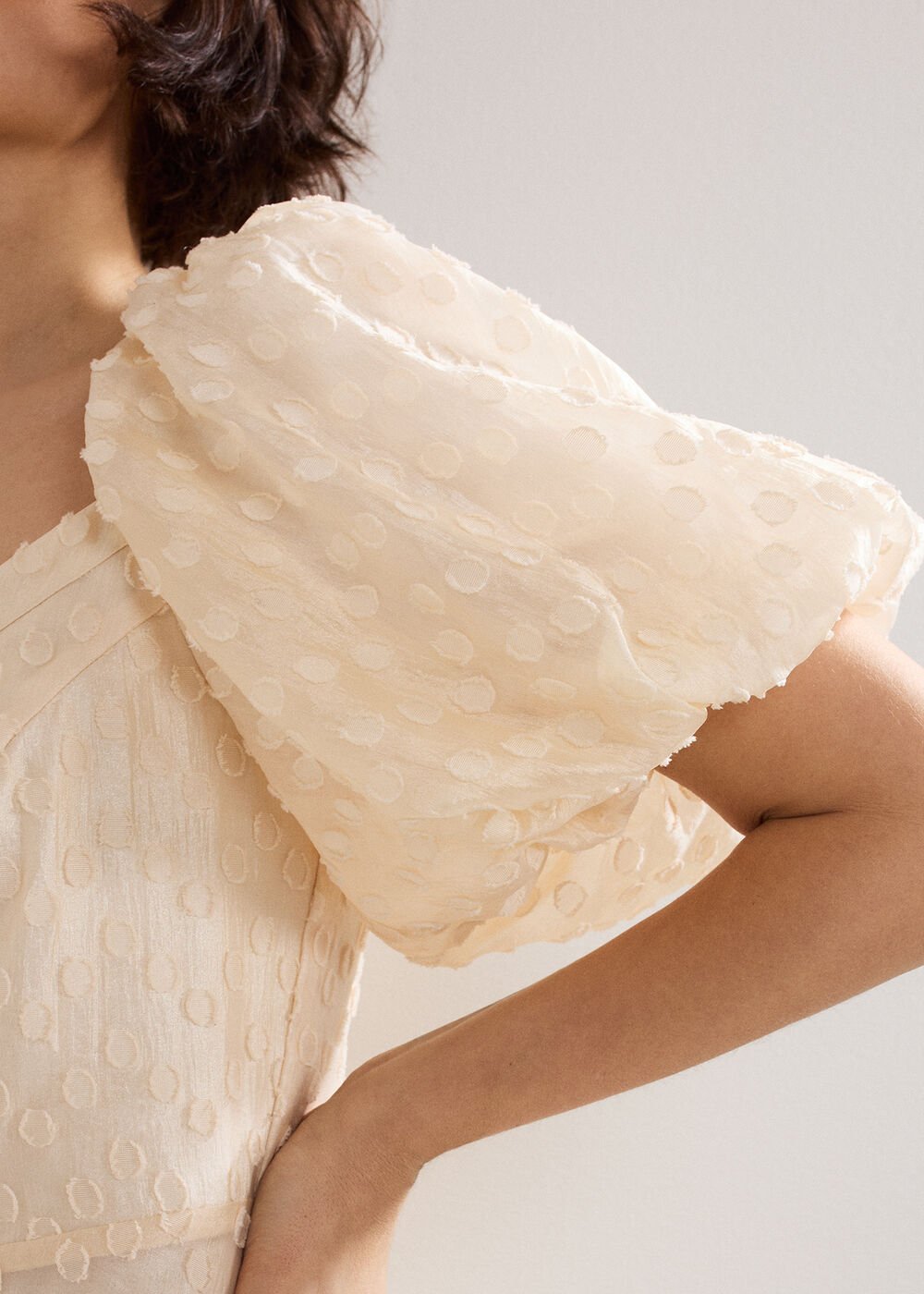 Bonnie Midi Dress Cream