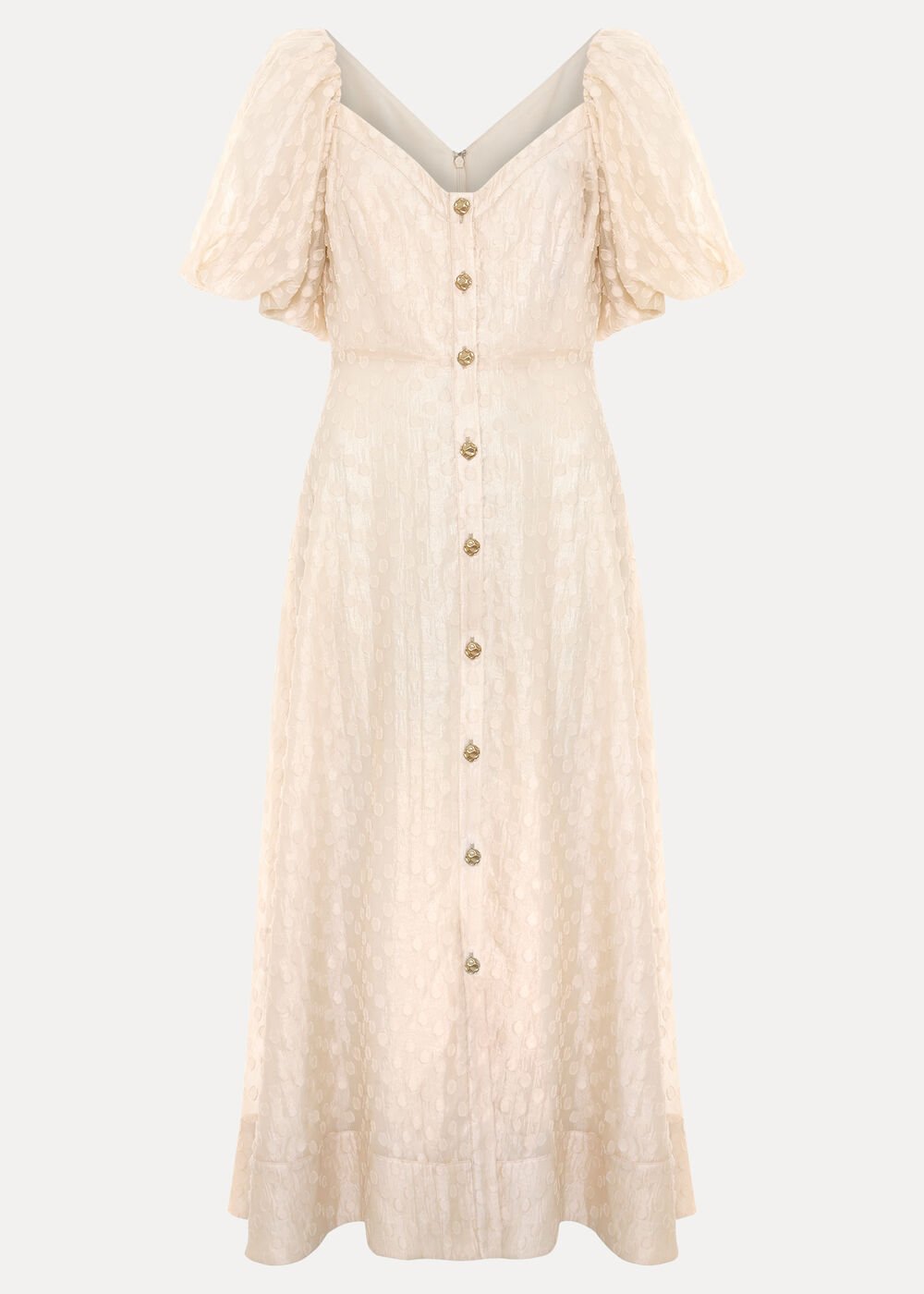 Bonnie Midi Dress Cream