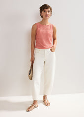 Clemmie Texture Top Orange