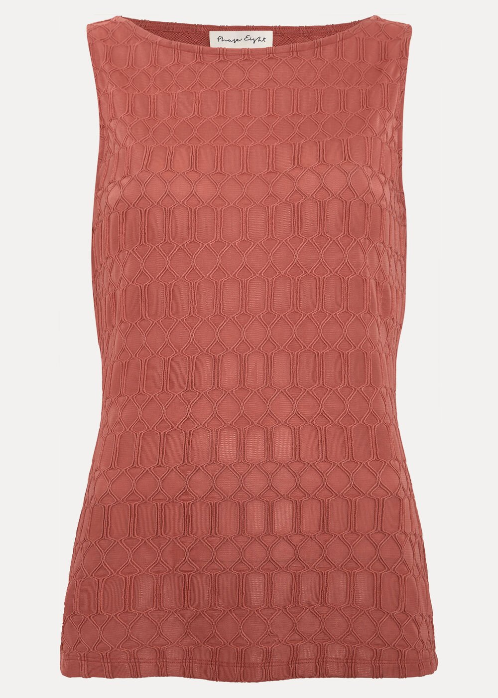 Clemmie Texture Top Orange