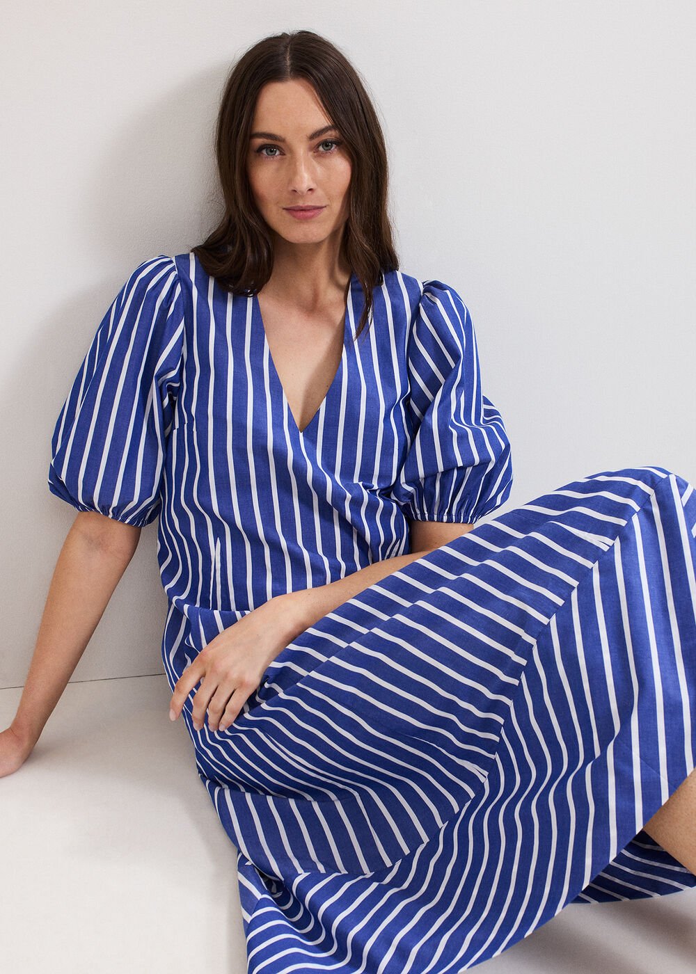 Lotty Midi Dress Blue