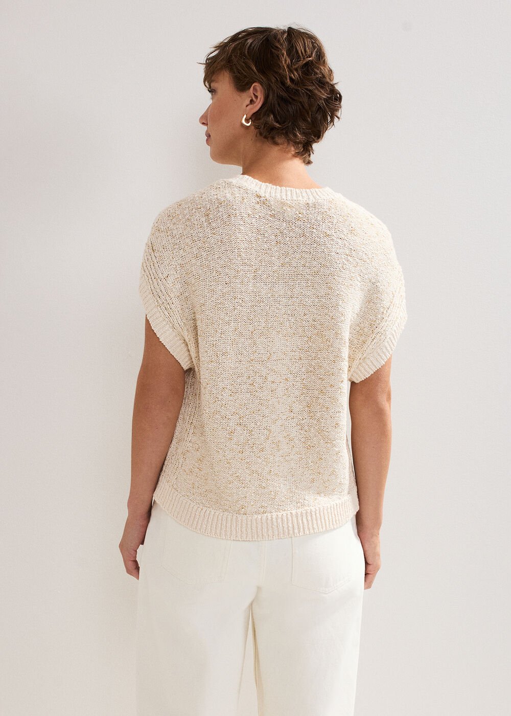 Janet Textured Tank Neutral