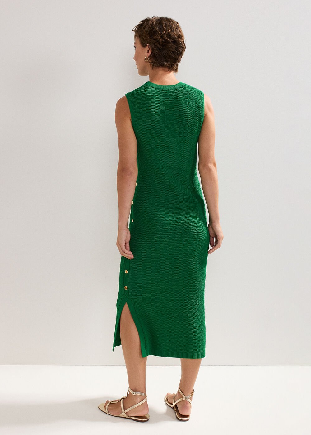 Kacie Crochet Dress Green
