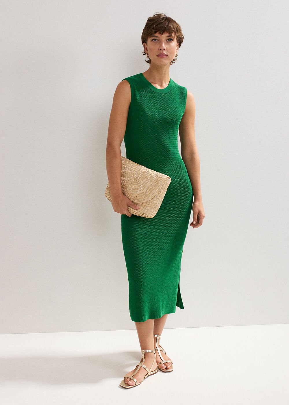 Kacie Crochet Dress Green