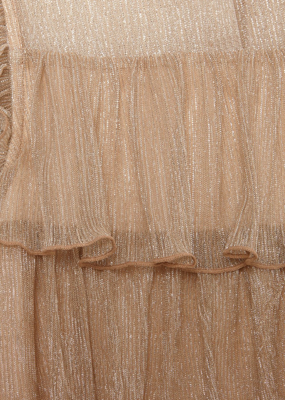 Destiny Plisse Dress Gold
