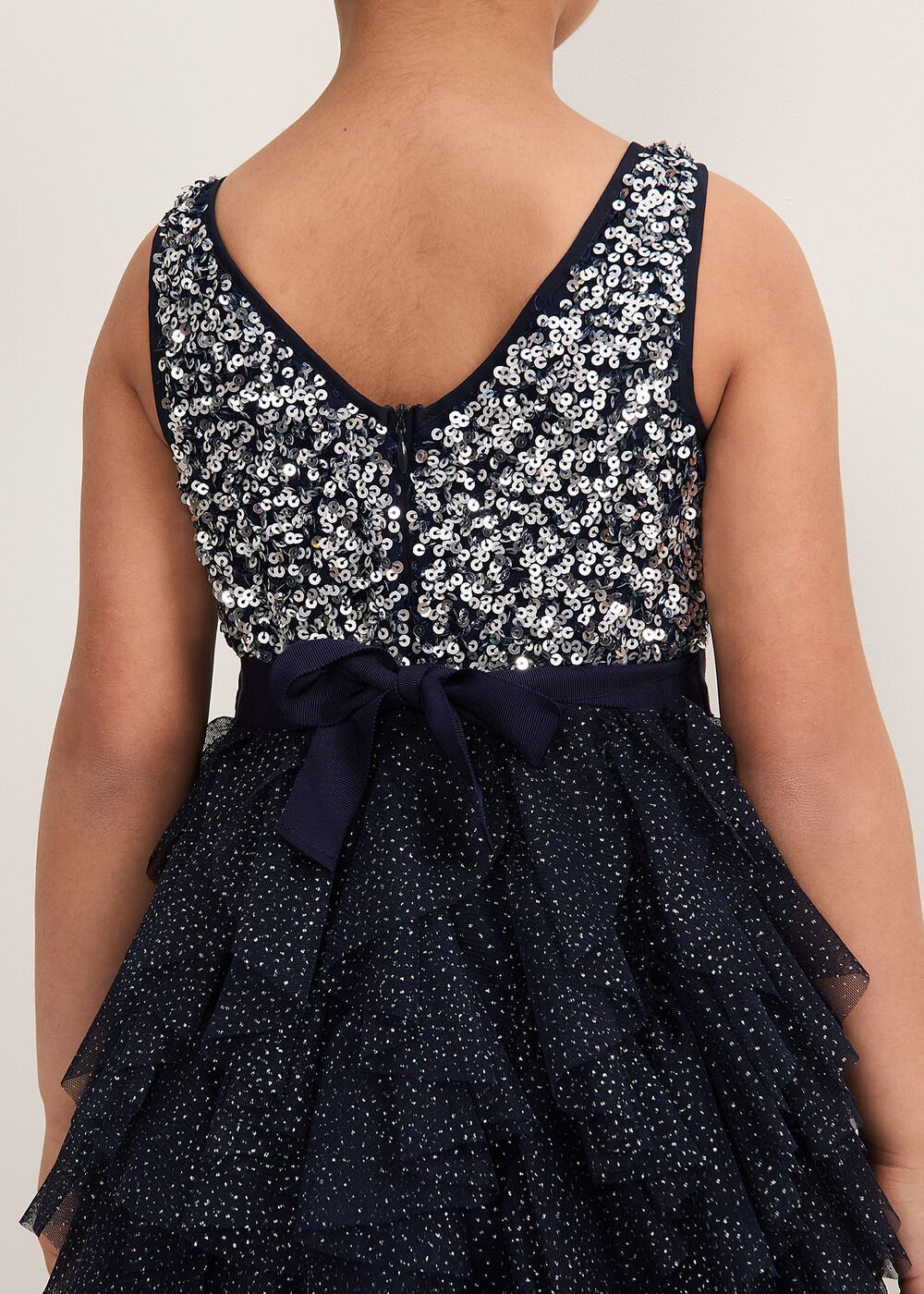Andrina Sequin Dress Navy
