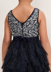 Andrina Sequin Dress Navy