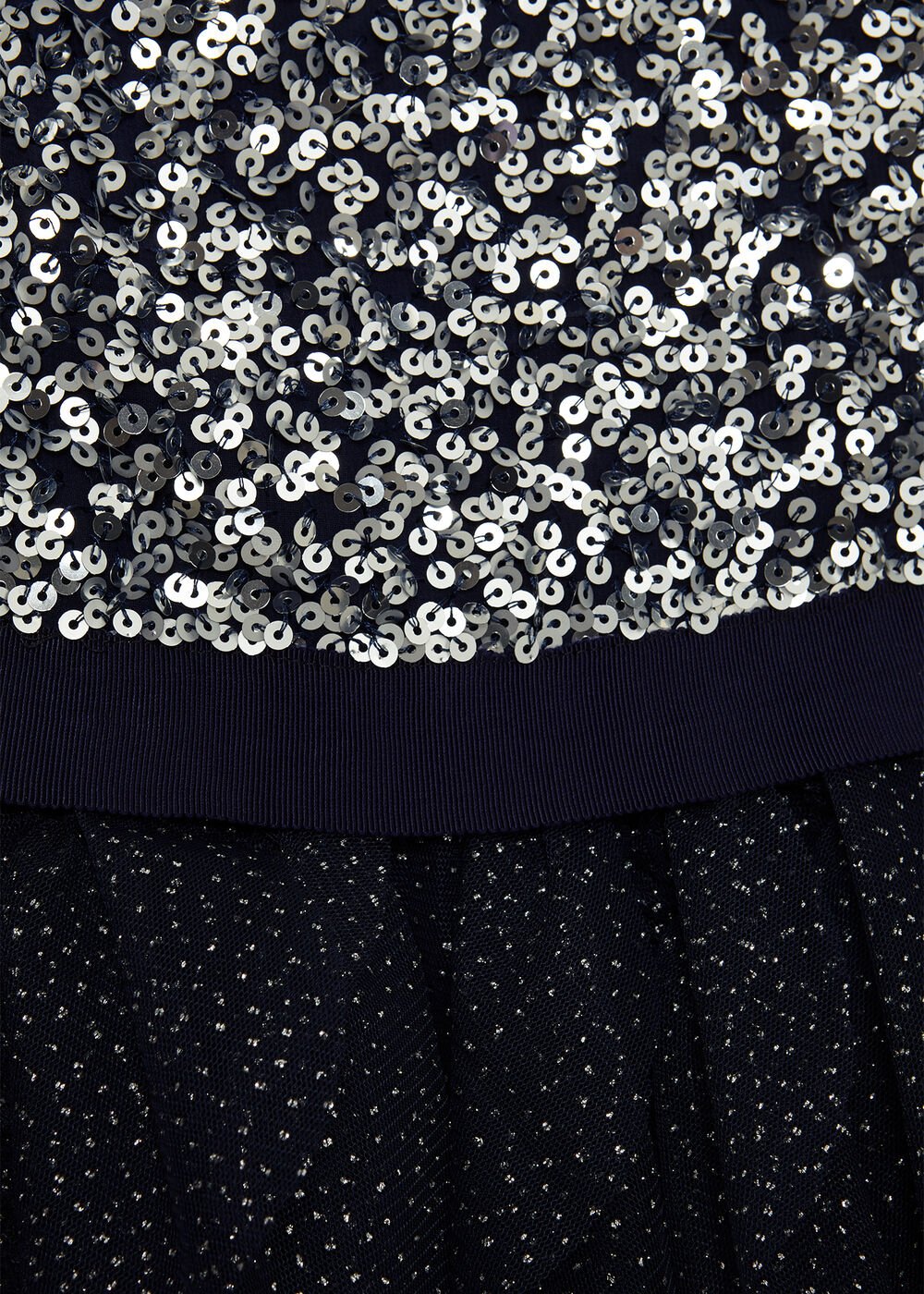 Andrina Sequin Dress Navy