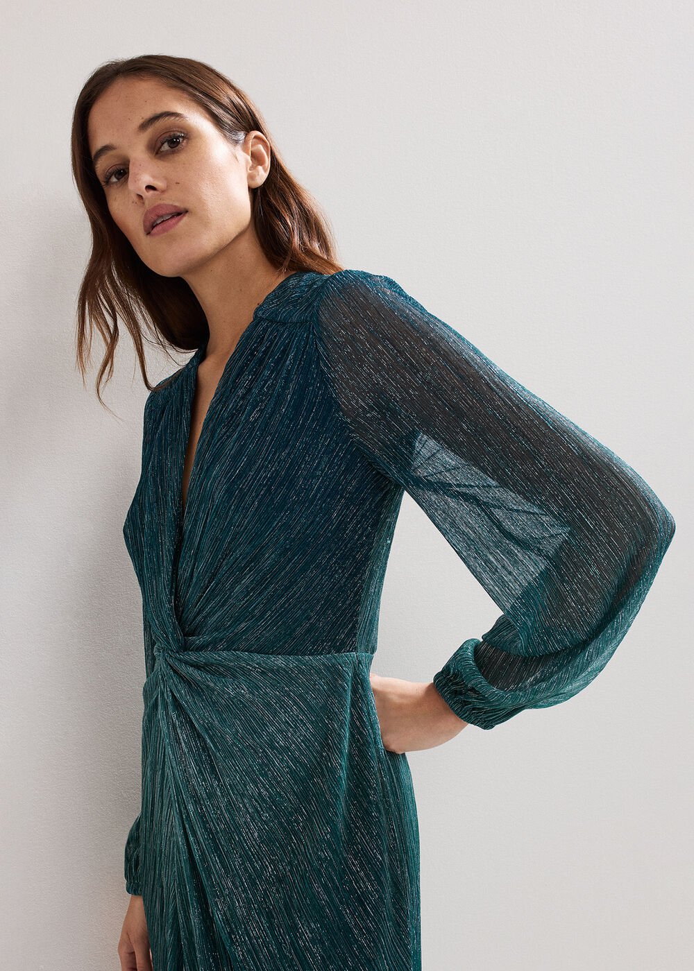 Petite Cherene Dress Green
