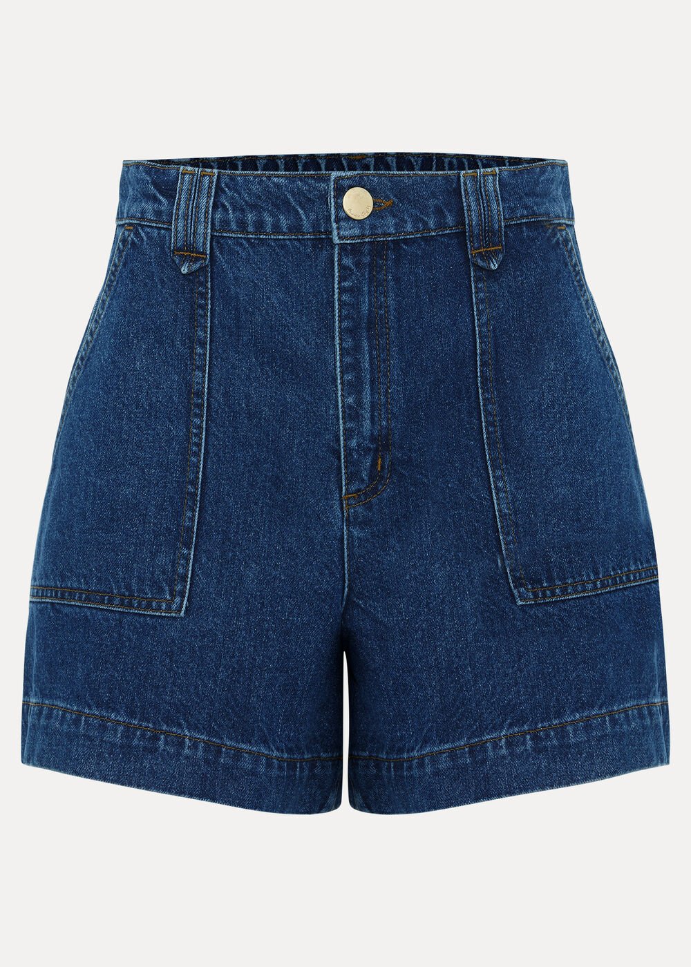 Sonnie Denim Short Mid Wash