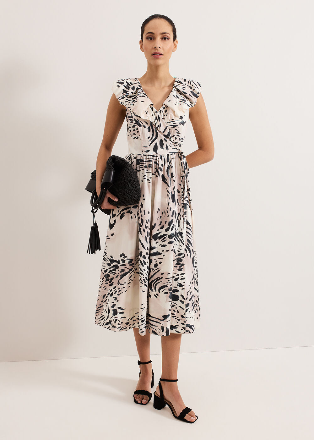 Trix Leopard Dress Neutral