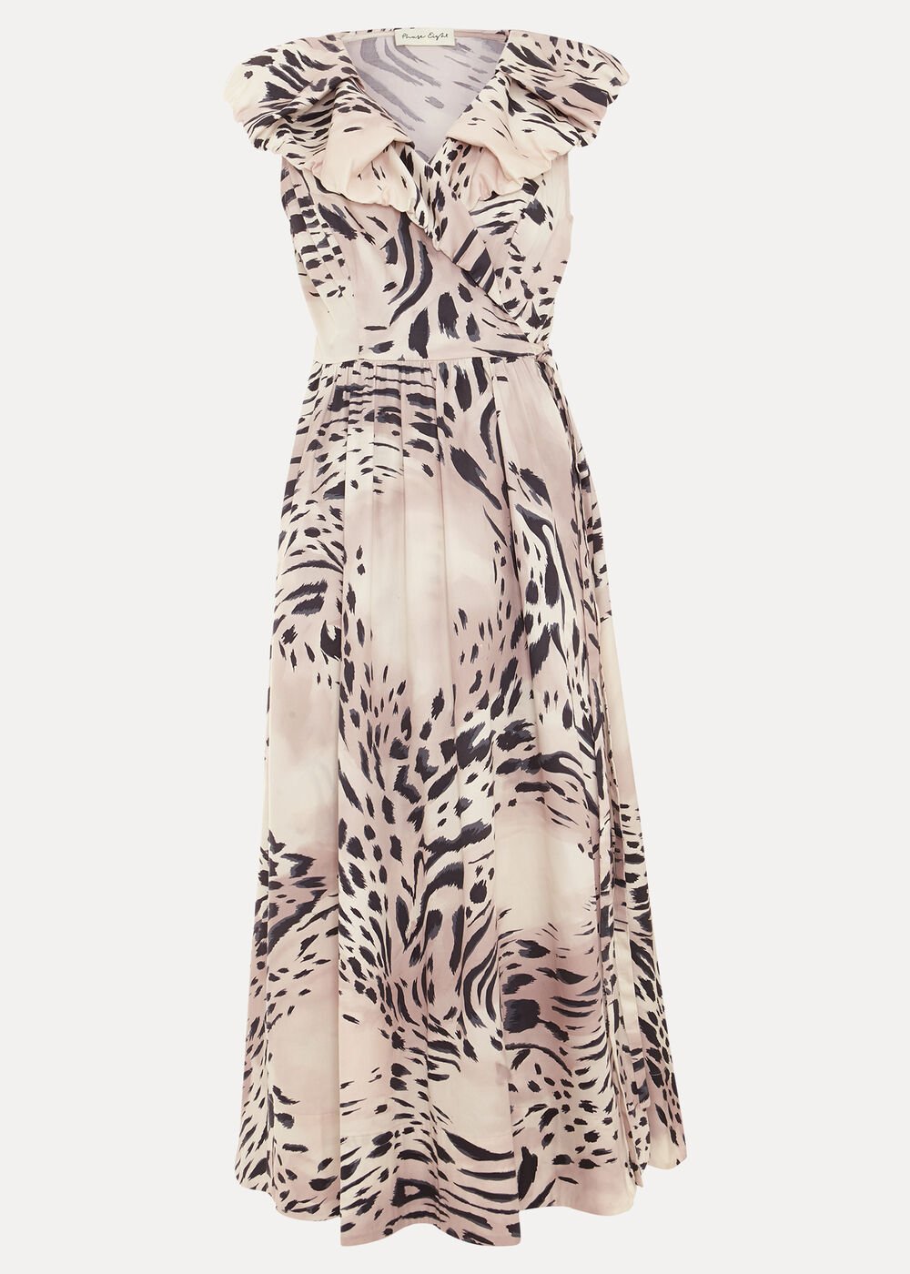 Trix Leopard Dress Neutral